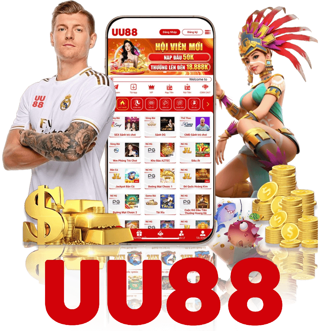 Ứng dụng và dịch vụ di động Uu88